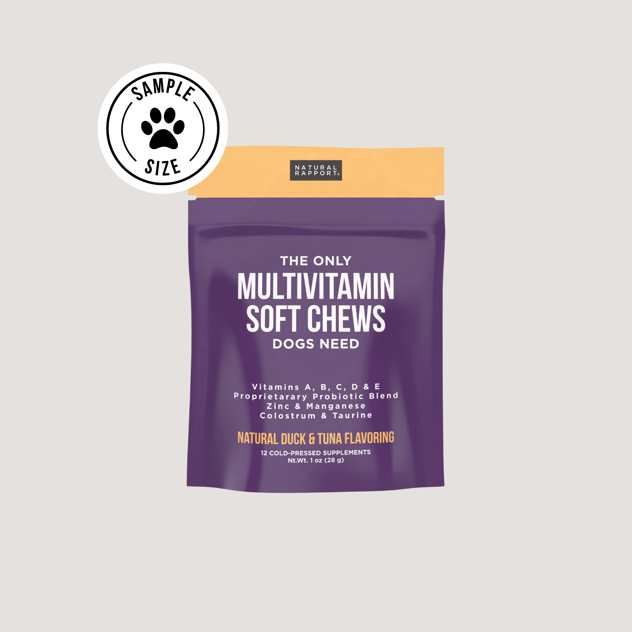 The Only Multivitamin Soft Chews Dogs Need: 120 count jar