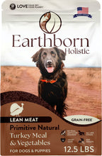 Earthborn Holistic Primitive Natural Grain-Free Dry Dog Food Turkey Meal & Vegetables 12.5lb