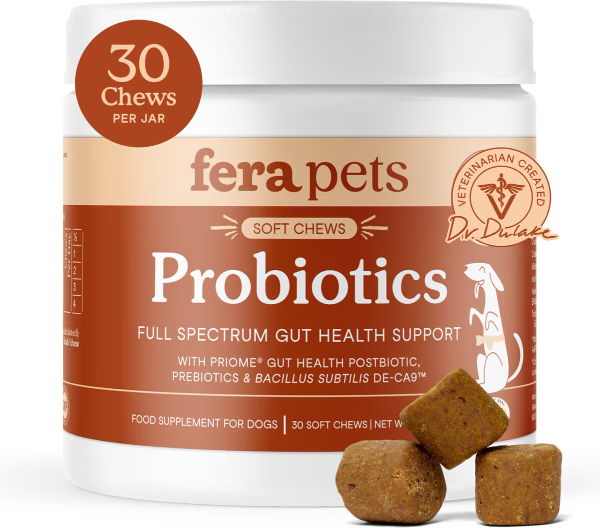 FERA Probiotic Soft Chews for Dogs - 30ct