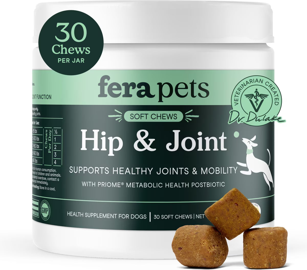 FERA Hip & Joint Soft Chews for Dogs - 30ct