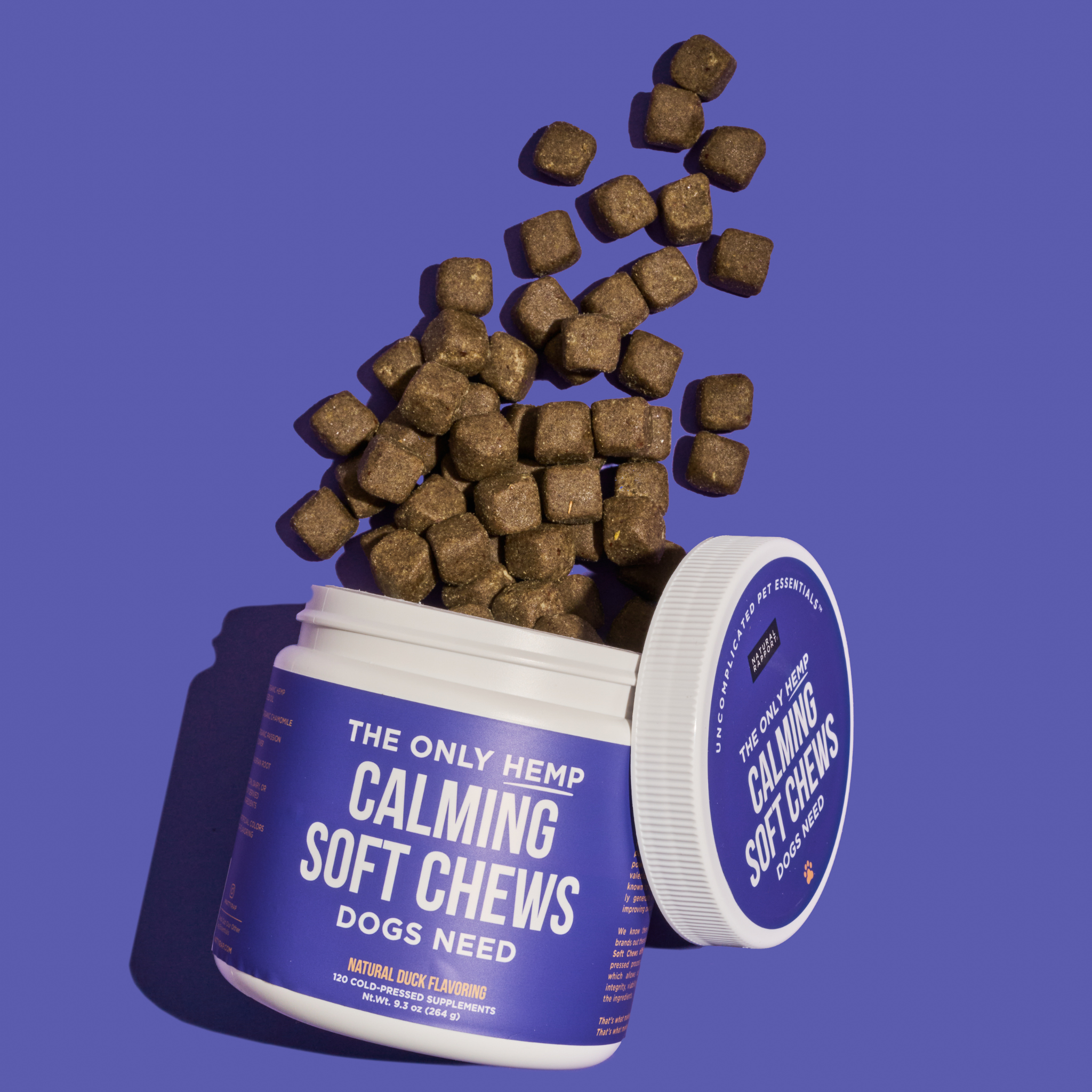 The Only Hemp Calming Soft Chews Dogs Need: 120 count jar