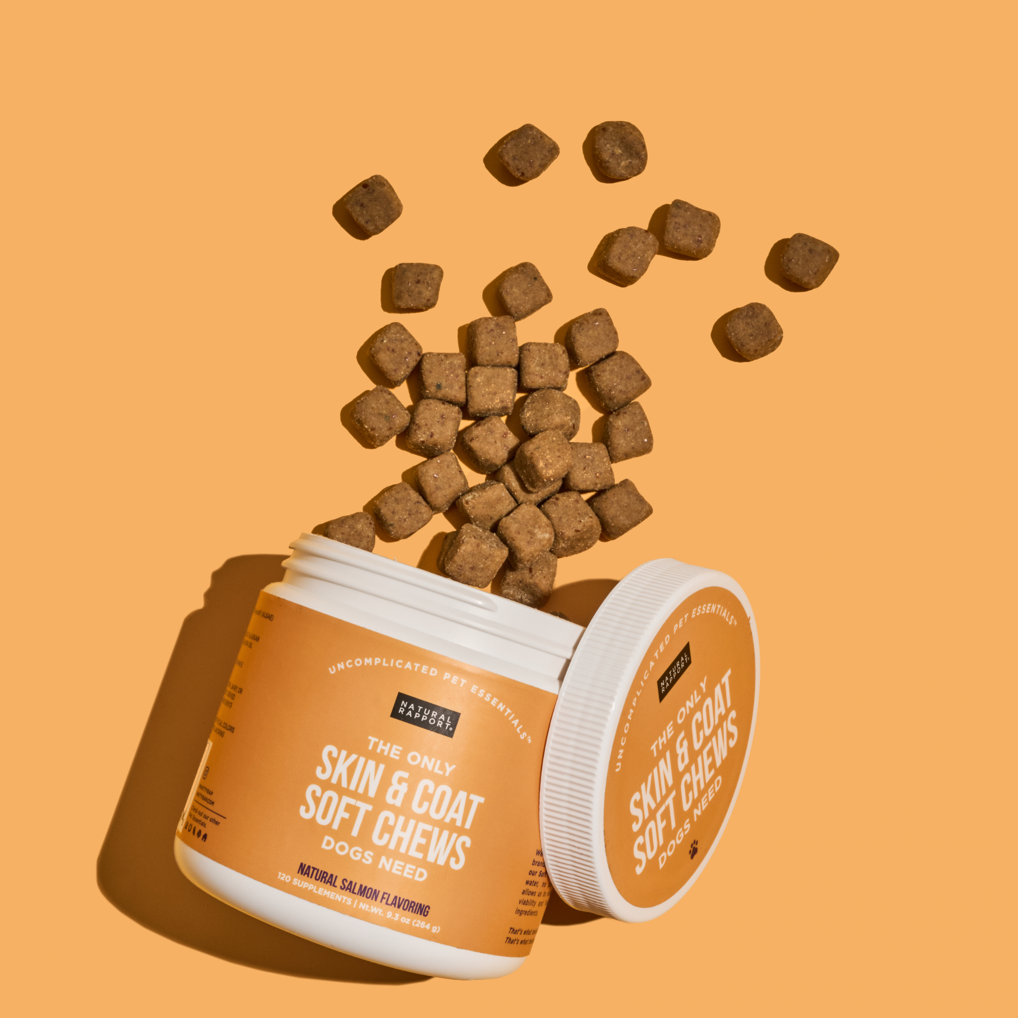The Only Skin & Coat Soft Chews Dogs Need: 120 count jar