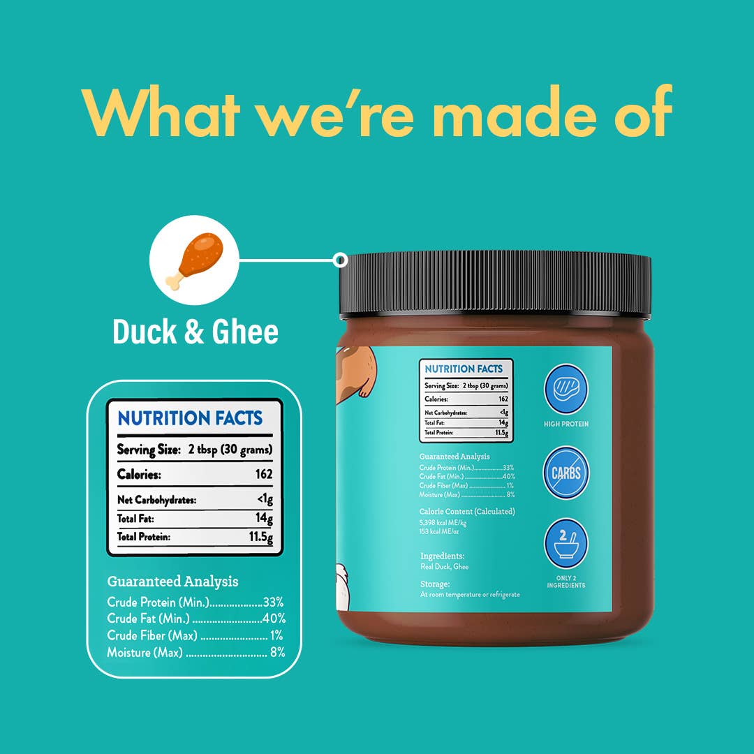 Duck and Ghee Meat Spread | NEW 12oz Jar