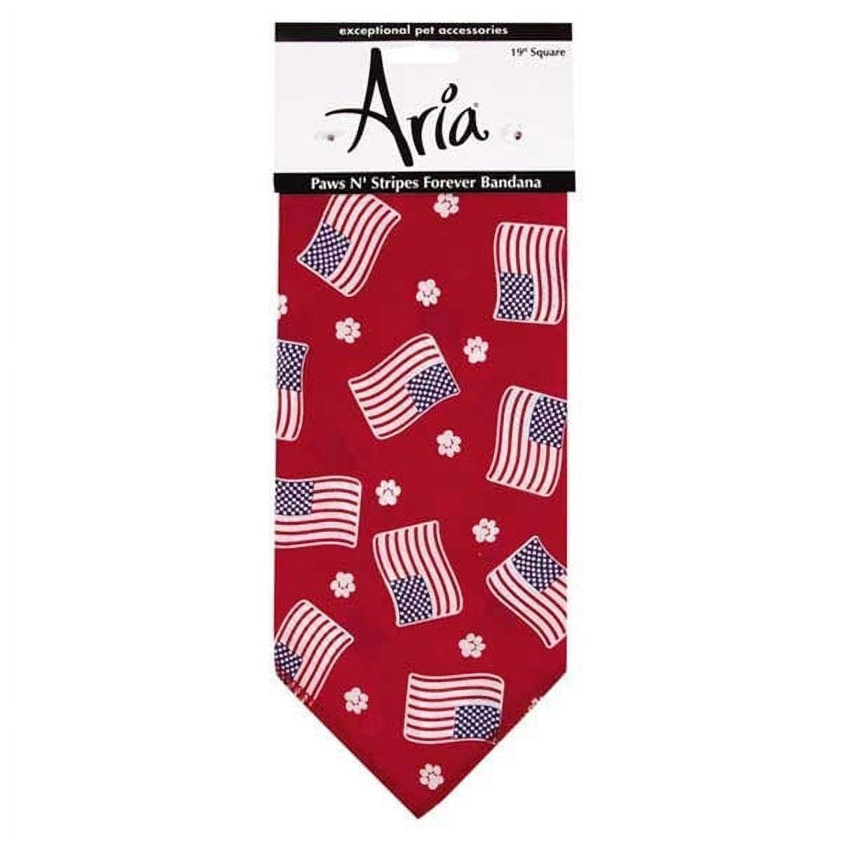 Aria Paws N Stripes Forever Dog Bandanas