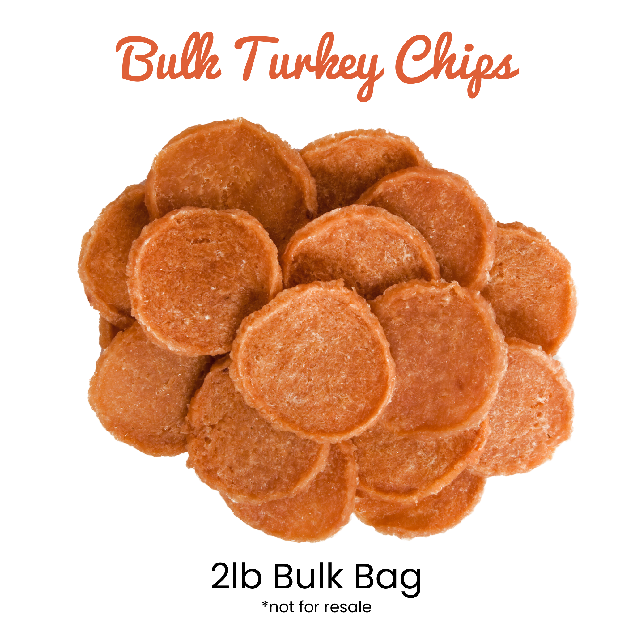 Bulk Turkey Chips for Dogs (2 lbs)