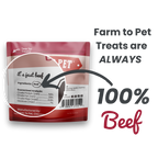 Beef Chips Healthy Dog Snack Pack Bundle (24 pack): Pack of 24