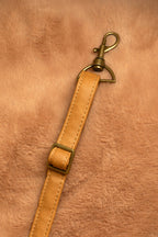 Noah & Paw Orthopedic Car Seat Carrier | Camel Vegan Leather