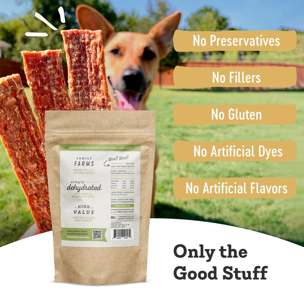 Beef Strips - All-Natural Dog Treats - 4.5 oz: 4.5oz