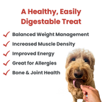 Beef Chips Dog Treats: Standard 4oz