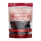 Beef Chips Dog Treats: Standard 4oz