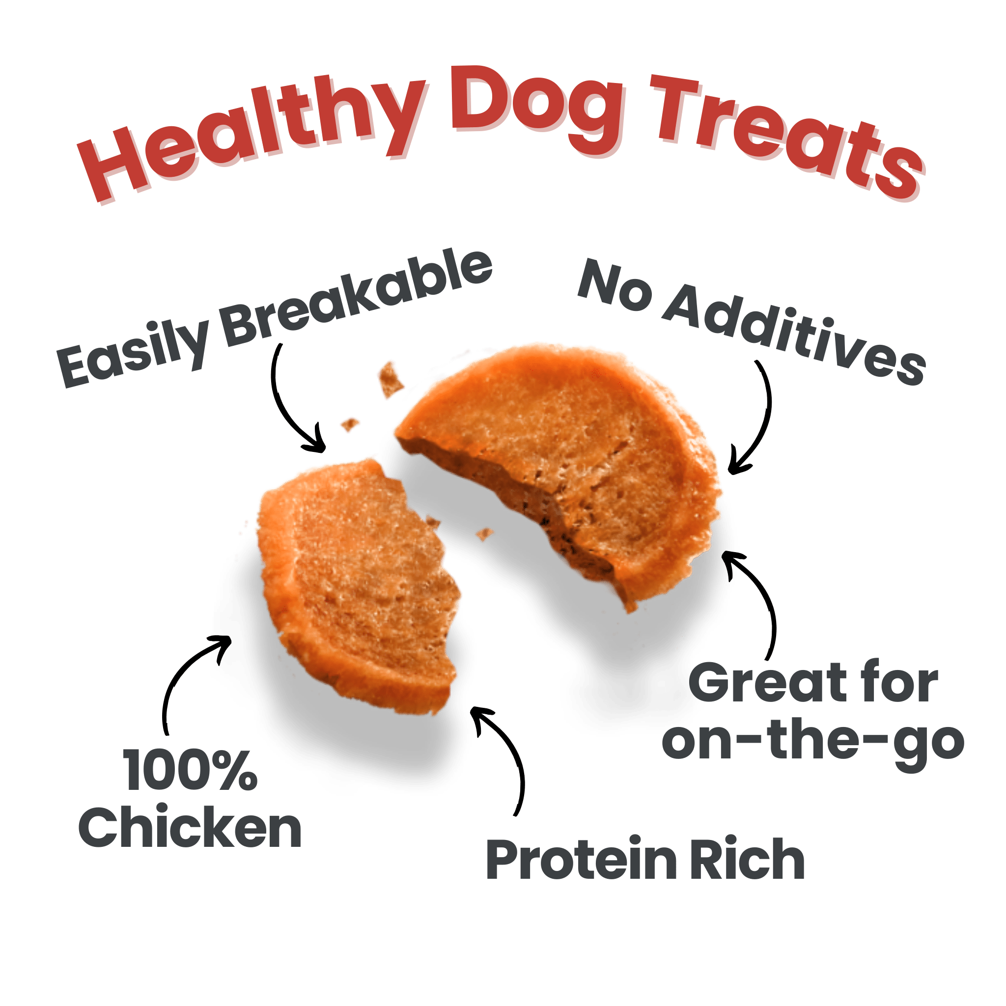 Chicken Chips Healthy Dog Snack Pack Bundle (24 pack): Pack of 24
