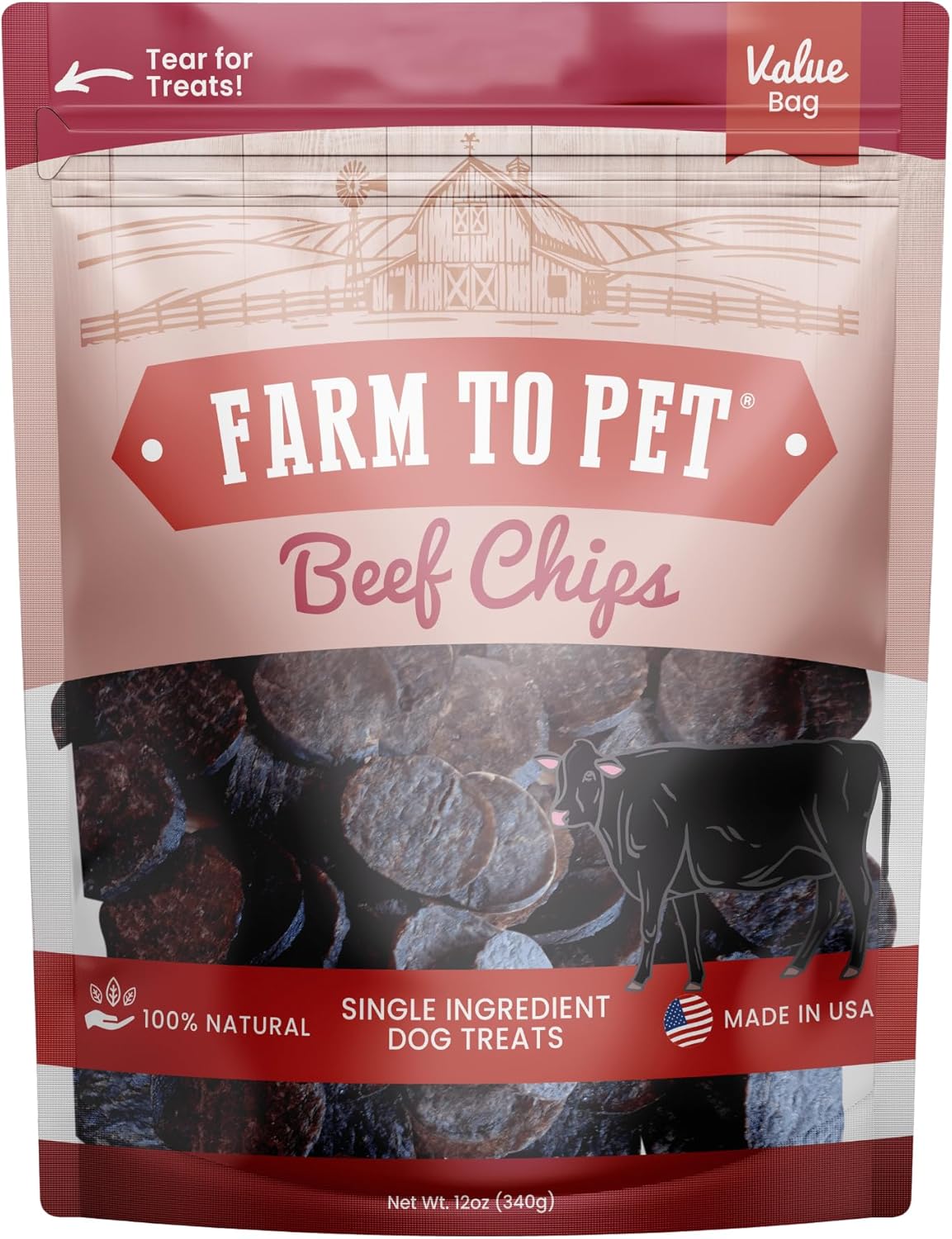 Farm to Pet Snack Pack-Beef
