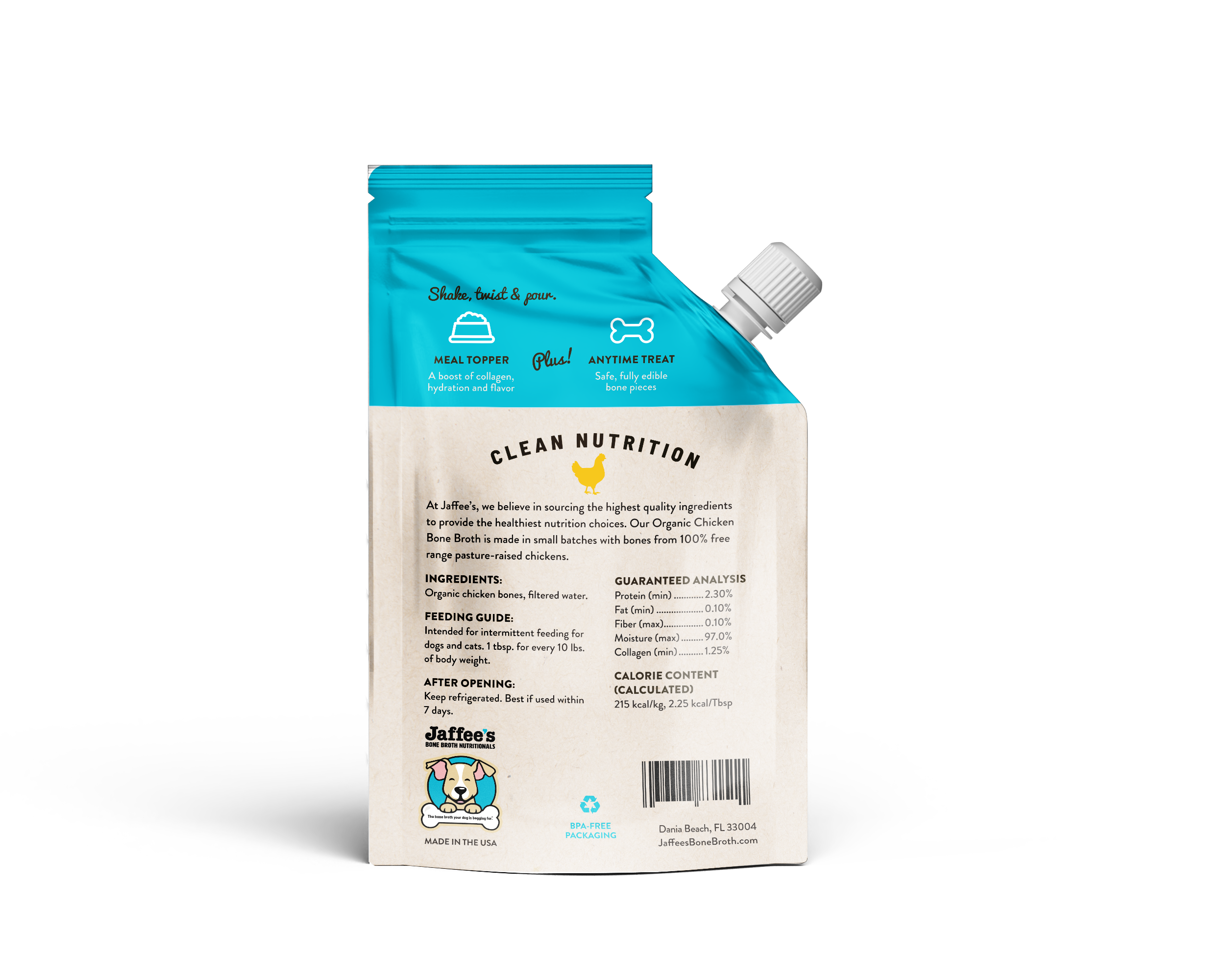 CHICKEN Bone Broth - 20 oz Pouch