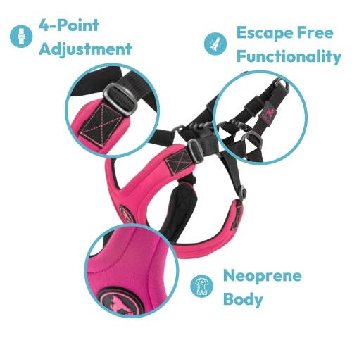 Escape Free Sport Harness | Black | Medium