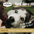 Beef Lung - All-Natural Dog Treats - 2oz: 2.0oz