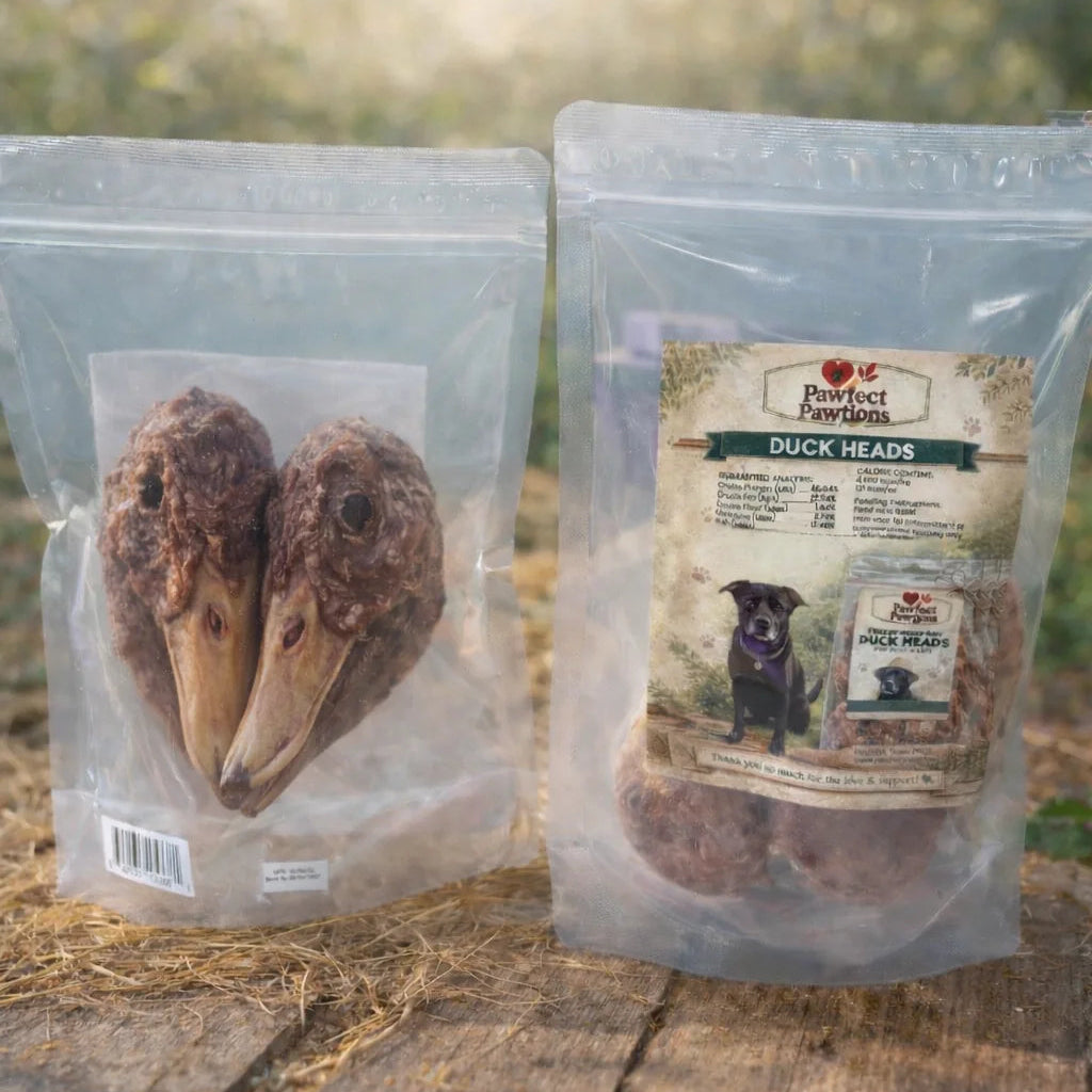Pawfect Pawtions Freeze-Dried Duck Heads