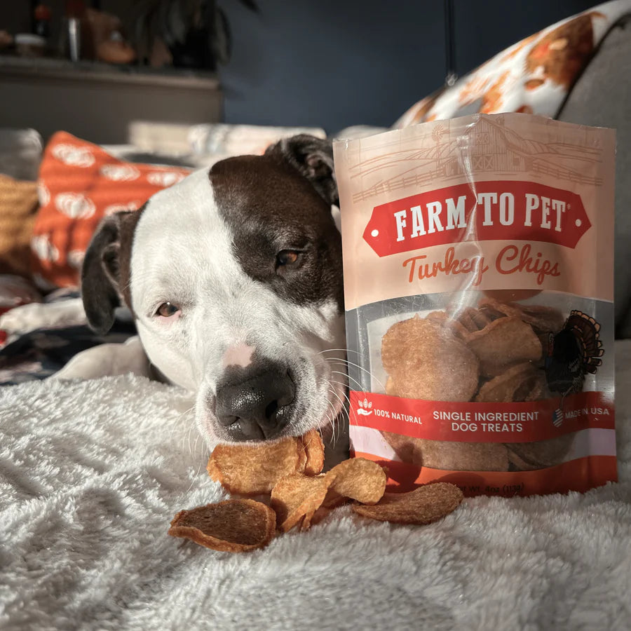 Farm to Pet Turkey Chips | 10 Pack