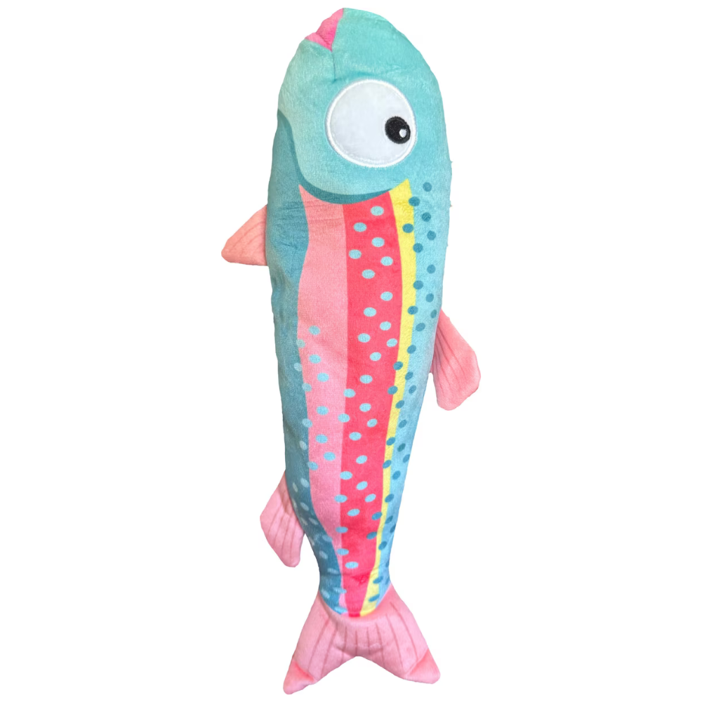 Fetchies® Travis Trout Dog Toy | Small