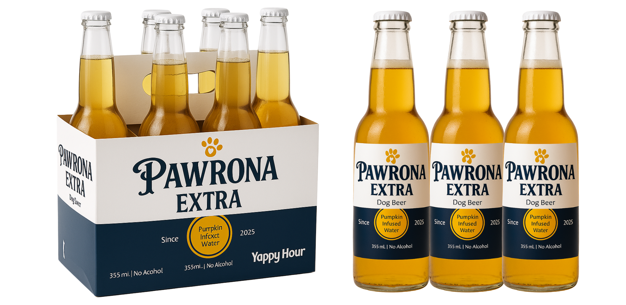 Paw-Rona Dog Beer | Pumpkin | 12 oz