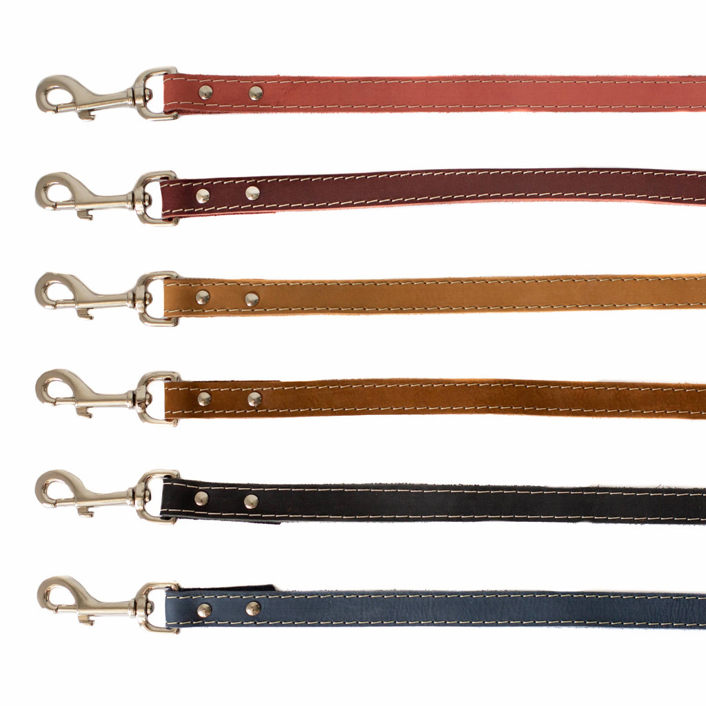 Pro Leather Dog Leash | Tan | Large