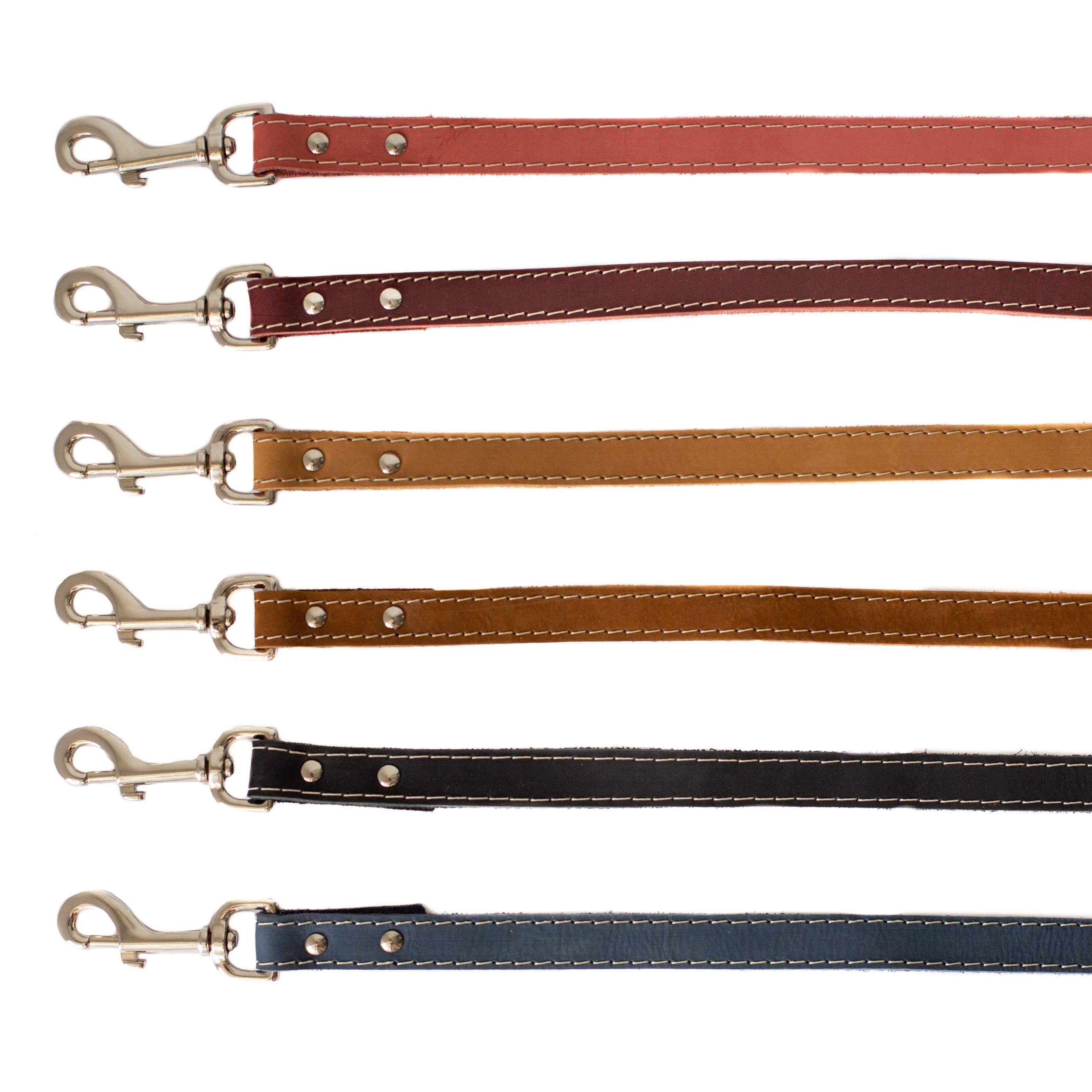 Pro Leather Dog Leash | Tan | Large