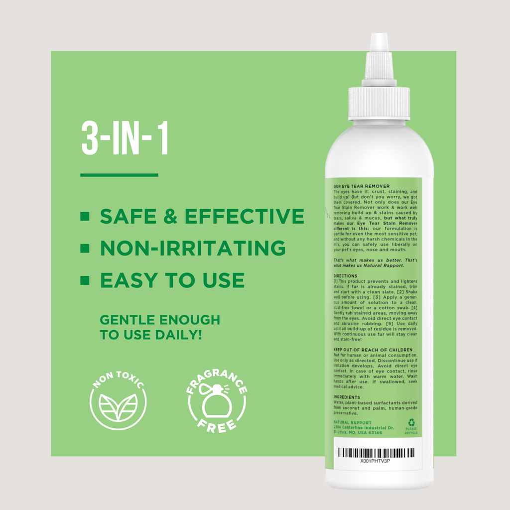 The Only Eye Tear Stain Remover Dogs Need: 3 ounce