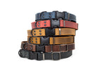 Celtic Style Leather Dog Collar | Coral | XL