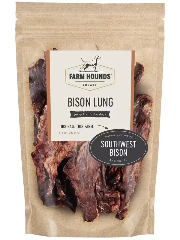 Bison Lung - All-Natural Dog Treats - 2oz (Limited Seasonal)