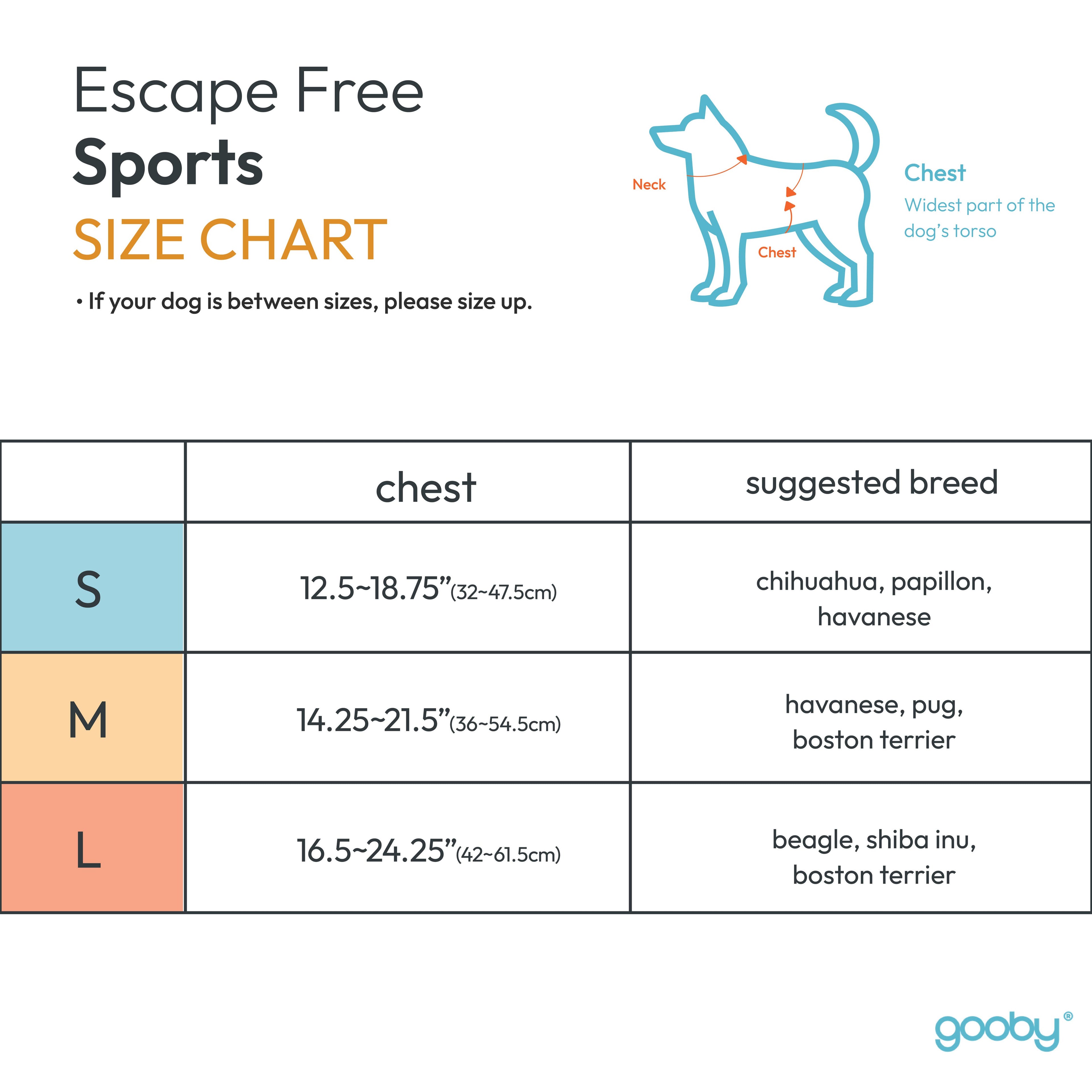 Escape Free Sport Harness | Black | Small