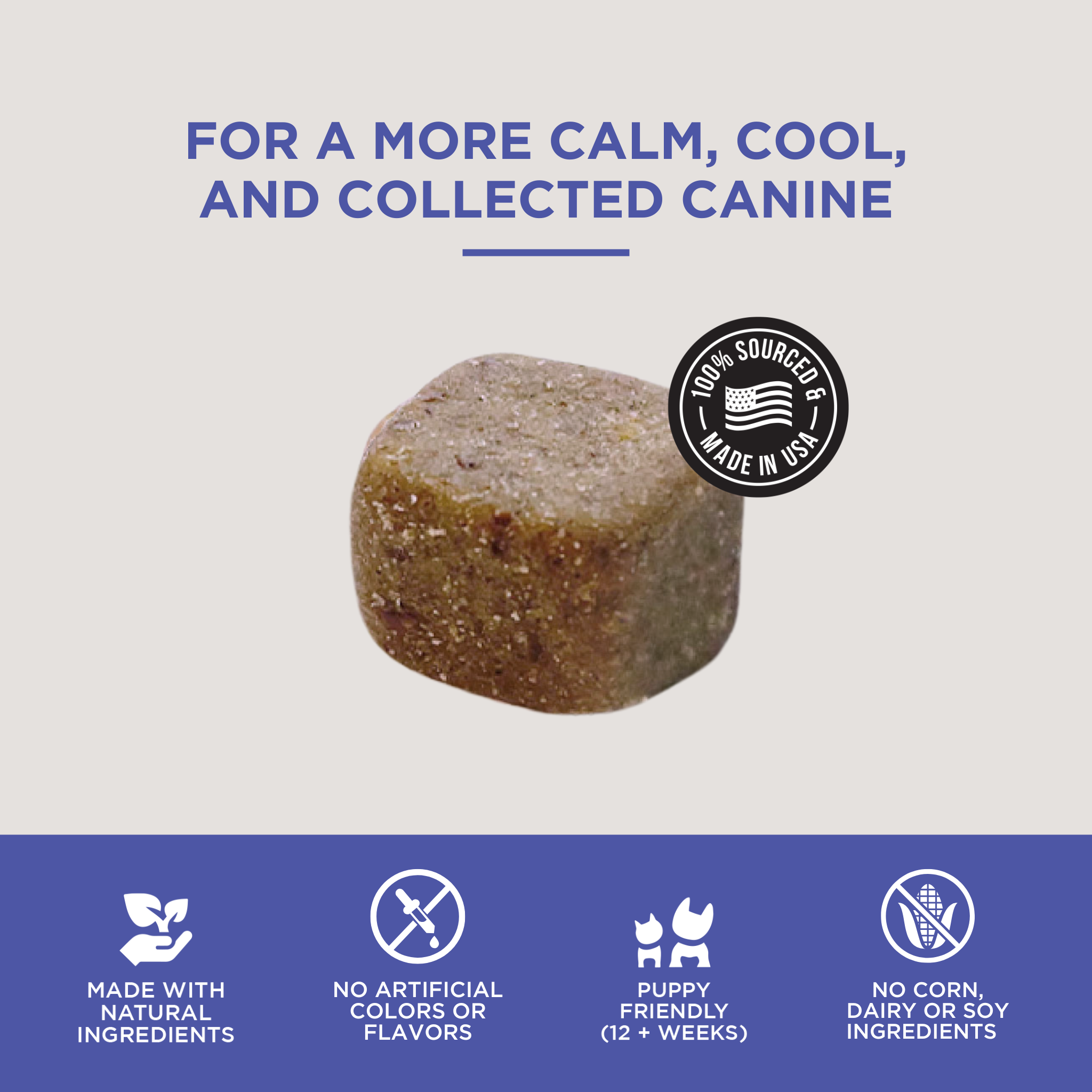 The Only Hemp Calming Soft Chews Dogs Need: 120 count jar