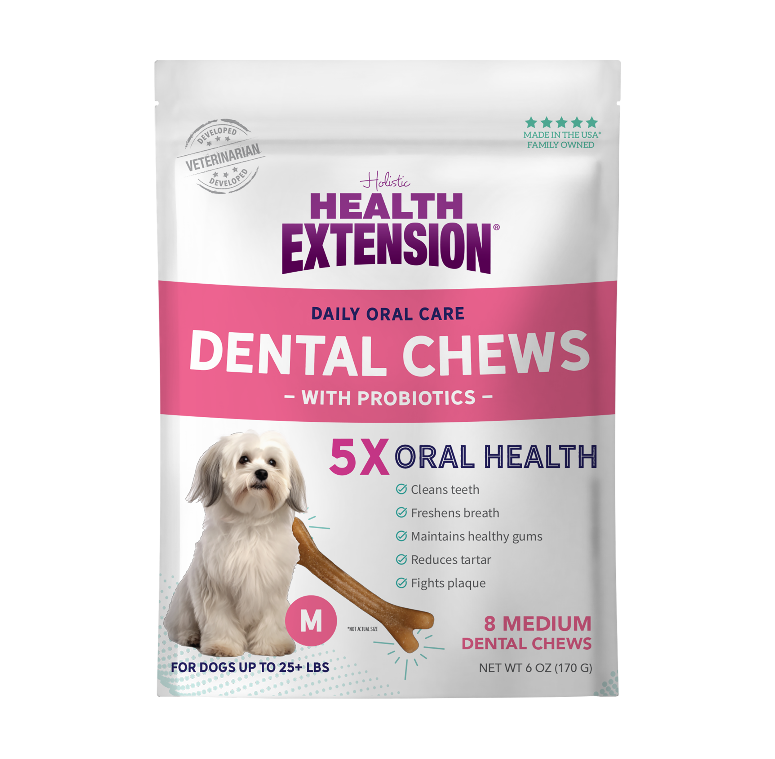 Probiotic Dental Bones: 14-pack