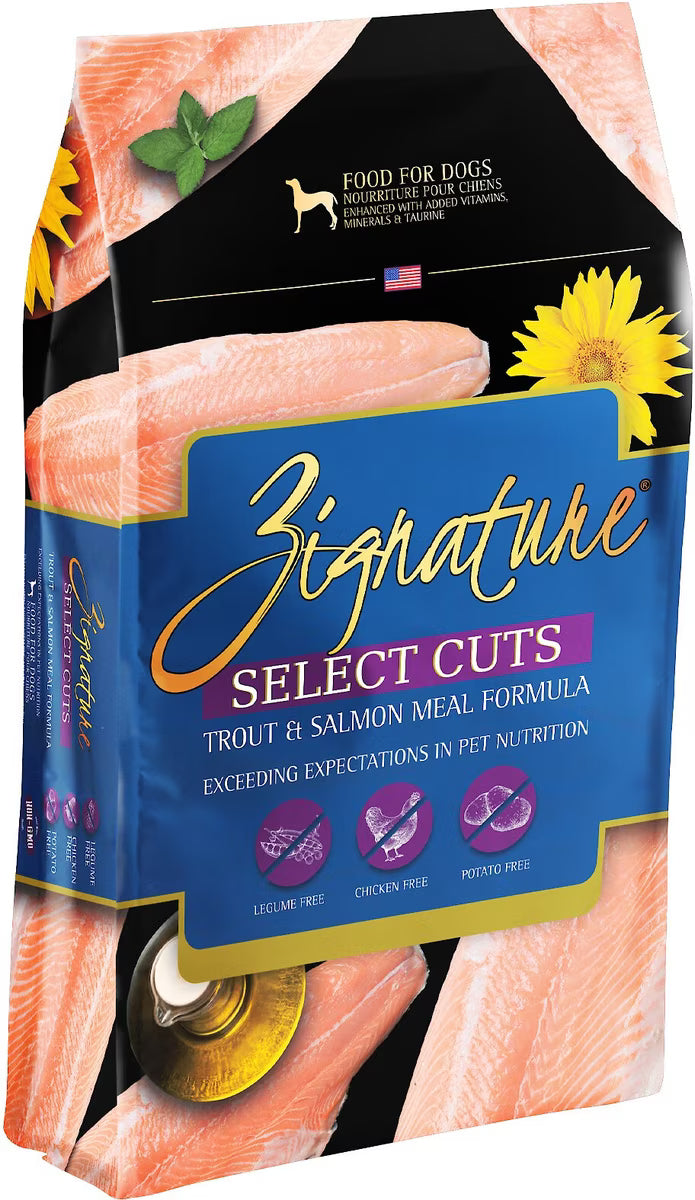 Zignature Dog 12.5Lb Select Cut Troutsalmon