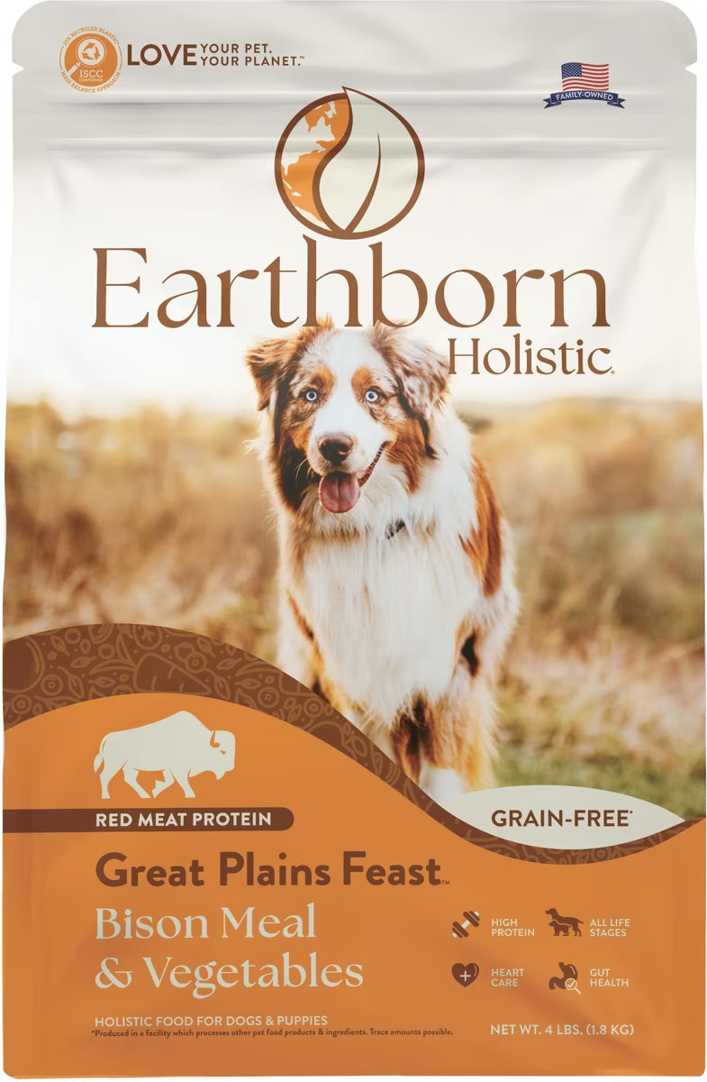 Earthborn Dog Grain Free Great Plains Feast 4Lb